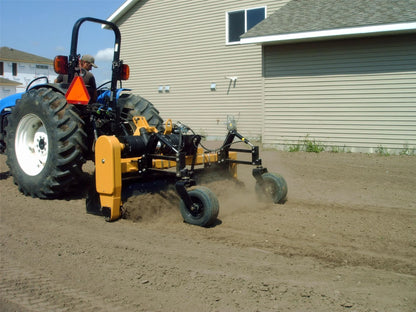 Paladin  Harley Rake 3pt Hitch | Working Width 60"-96" | 18-80 HP | For Tractor