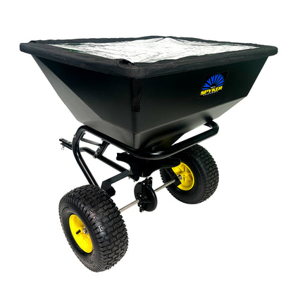 Spyker Pro-Series Tow-Behind Broadcast Spreader | Model SPY200T-1P | Capacity 200 lbs | 12' Spread Width | 15-25+ HP | For Tractors & ZTRs