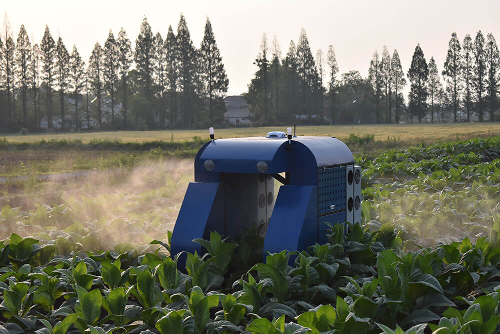 LJ-TECH AG TOBACCO PLANT PROTECTION SPRAYER ROBOT WITH 200L BOX CAPACITY