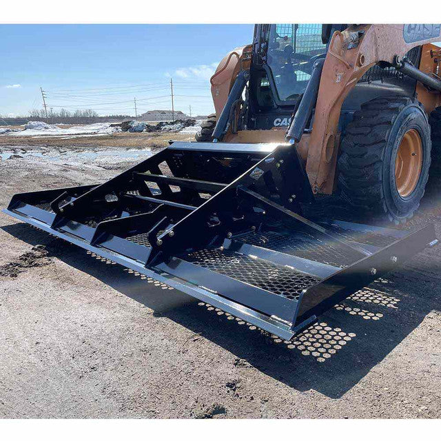 Top Dog Attachments Land Plane | Grading & Leveling Attachment | Width 79" & 101" | Weight 550 & 667 lbs | For Skid Steer