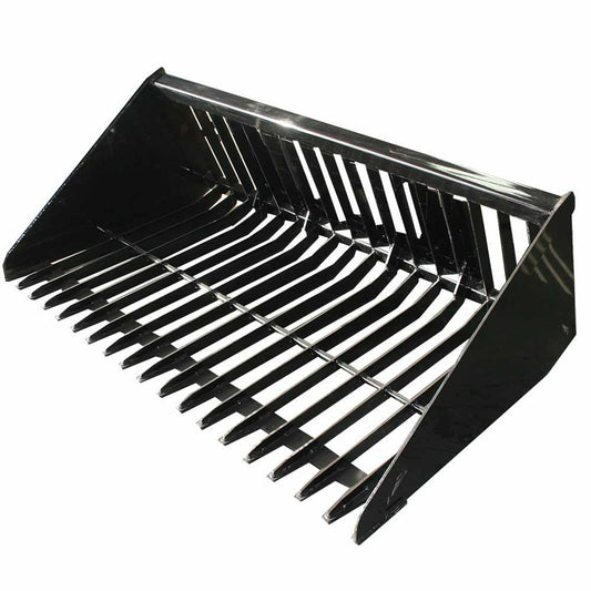 Top Dog Attachments Firewood Bucket | Width 56" to 90" | Weight 422 to 650 lbs | Oil Flow Range 15 to 25 GPM | For Skid Steer