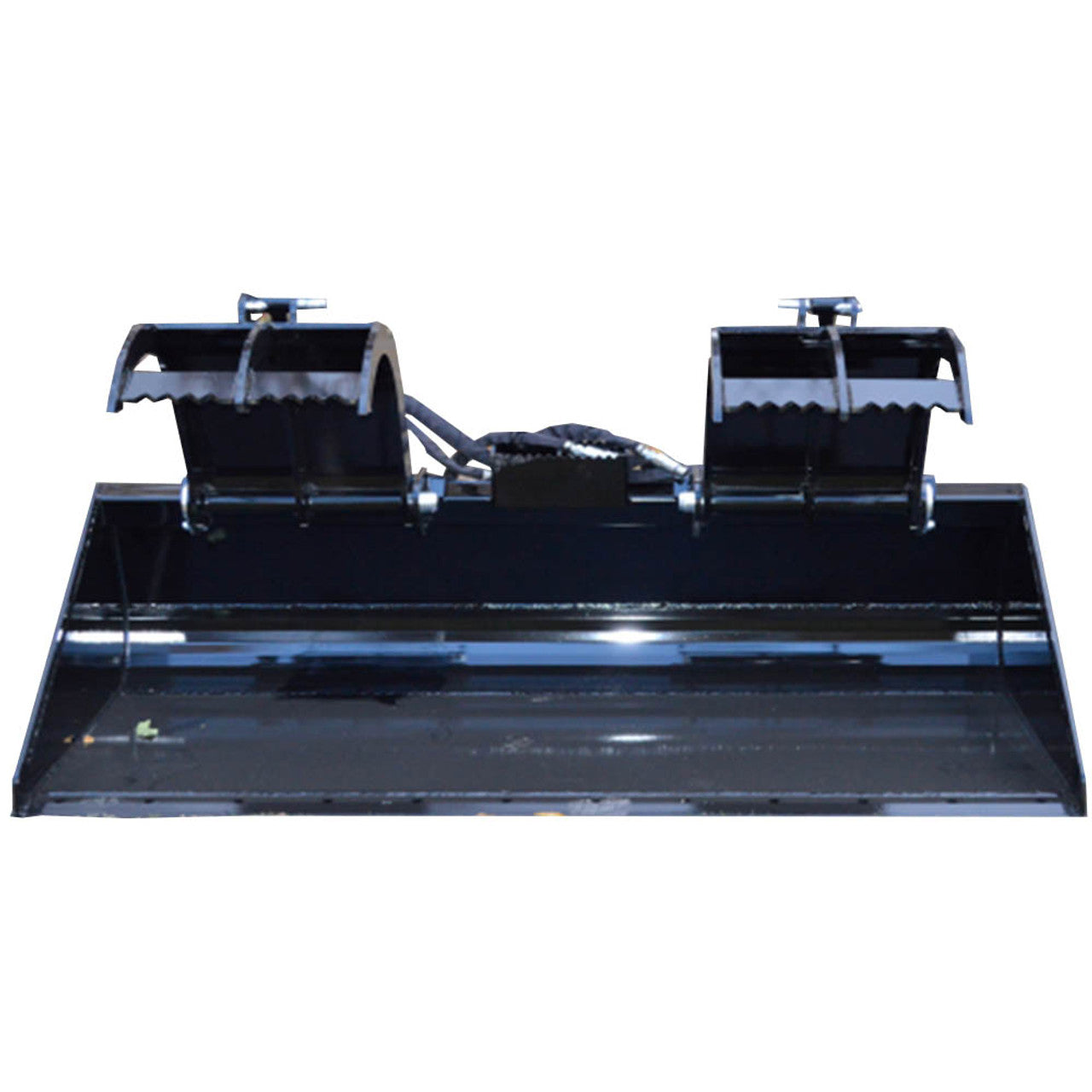 Top Dog Attachments Low Profile Dirt Bucket w\Grapple | Width 60"-84" | Weight 827-972 lbs | Oil Flow Range 15-25 GPM | For Skid Steer