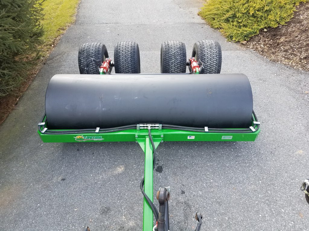 TurfTime 24” Smooth Roller 3/8” Heavy Duty AR-24 Series Turf Rollers 4’ to 12’ - Pull Type, 3pt, Skid Steer Mount For Tractor or Skid Steer
