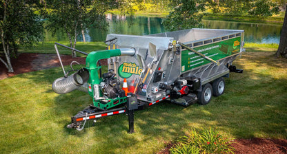 Mulch Mule | MM2BG Base Model | Billy Goat Leaf Vac & Wireless Remote | 24’4” Length | 15 Cu. Yd. Capacity | 8’ Width | For Bulk Material Delivery & Leaf Cleanup