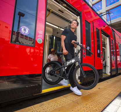 JackRabbit | Micro Electric Bike | Model OG2 Pro | 20” Street Tires | 500W Hub Motor | 24+ Mile Range | 30 lb Lightweight Frame | For Urban Commuting, Travel & Weekend Adventures