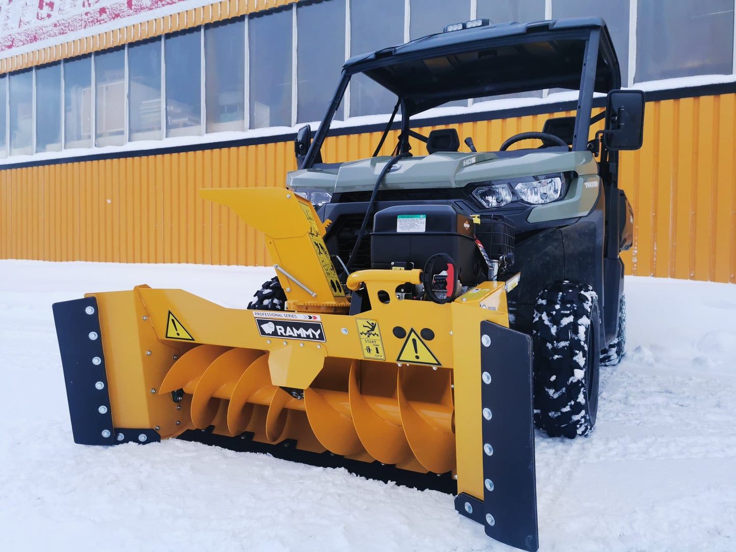 Rammy 155 UTV Snowblower | Clearing Width 61" | Engine 420 cc | 30–60 HP | For UTVs