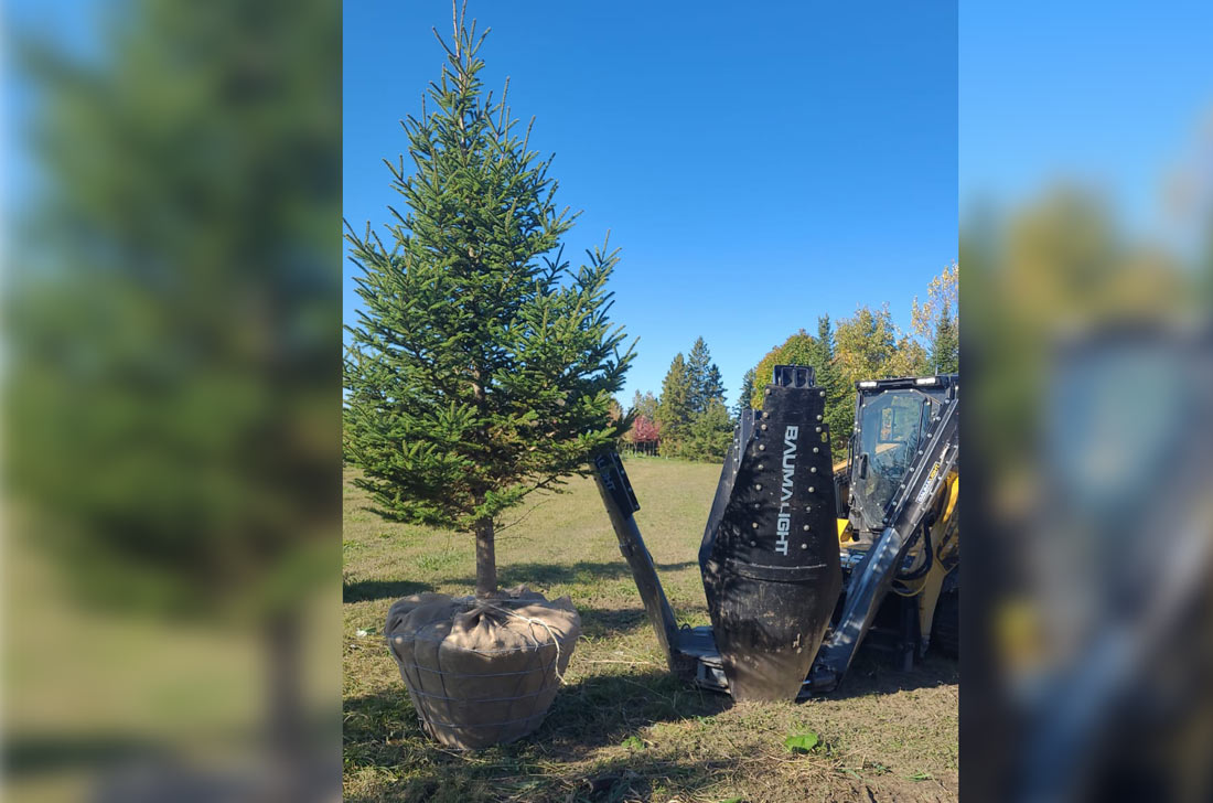 Baumalight Industrial Tree Spade | Model DR-438 | Ball Attachment Size 38" | Horsepower 70-85 HP | Hydraulic Flow 5-20 GPM | For Tractors &amp; Skid Steers