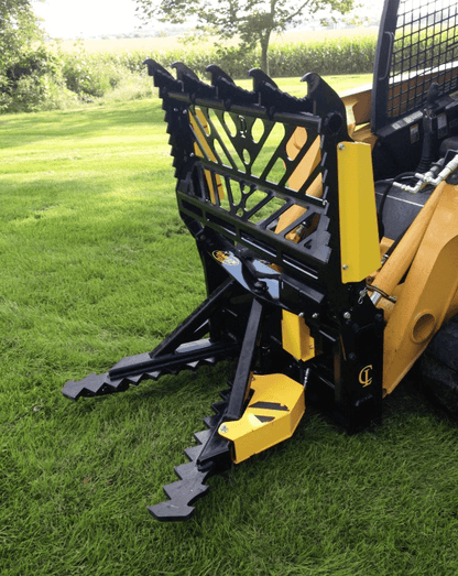 CL Fabrication EZ Puller Grapple/Guard | Width 48" inches | Oil Flow Range 15-25 GPM | For Skid Steer