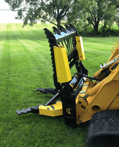 CL Fabrication EZ Puller Grapple/Guard | Width 48" inches | Oil Flow Range 15-25 GPM | For Skid Steer