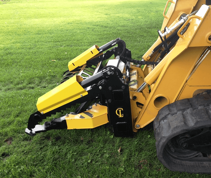 CL Fabrication EZ Puller Grapple/Guard | Width 48" inches | Oil Flow Range 15-25 GPM | For Skid Steer