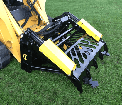CL Fabrication EZ Puller Grapple/Guard | Width 48" inches | Oil Flow Range 15-25 GPM | For Skid Steer