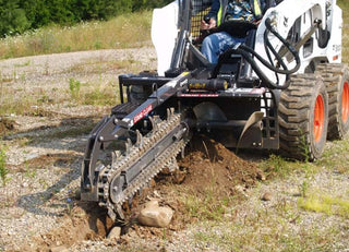 Paladin Trencher Cup Style Tooth | 36" x 6" Trench | 6-16 GPM | For Mini Skid Steer