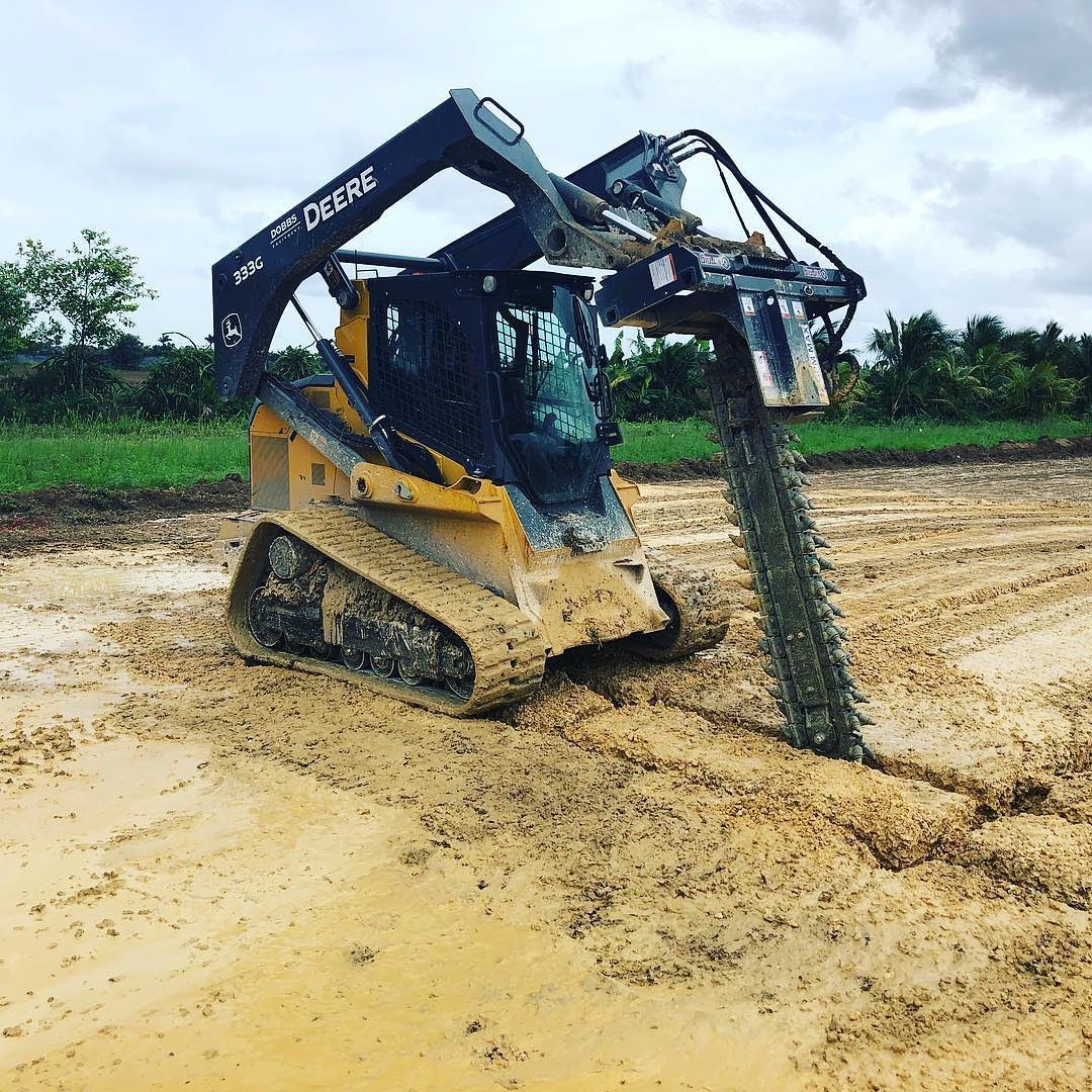 Virnig V60 Trencher | Models TRN36, TRN48, TRN60 | Dig Depth 36" To 60" | Hydraulic Flow 15 To 45 GPM | For Skid Steer