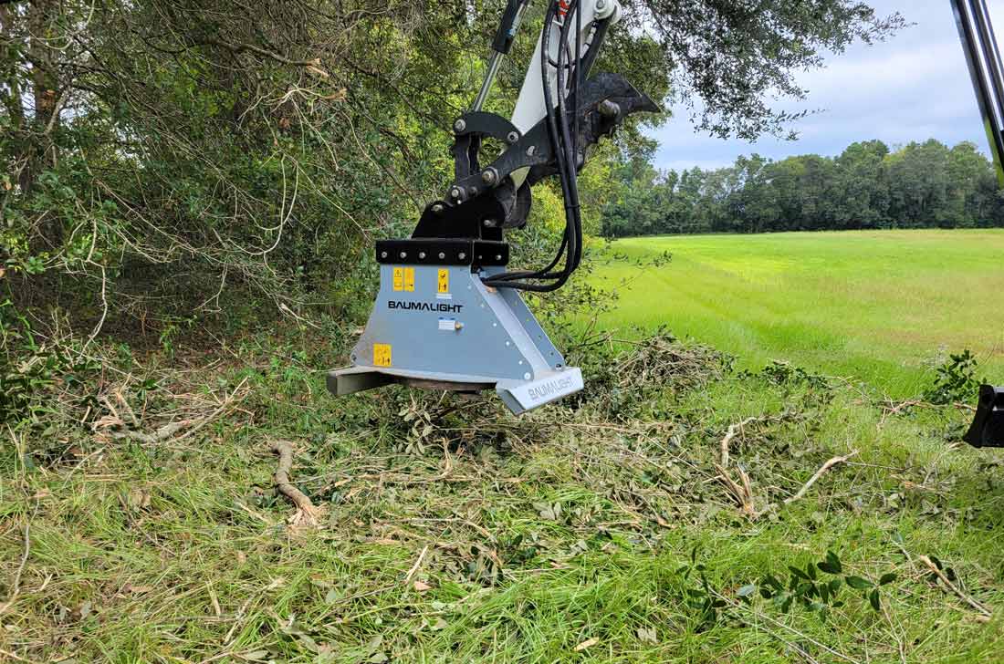 Baumalight Rotary Brush Cutter | Model CXC-530 | Cutting Width 30" | Machine Size 3-11 Tons | For Excavators