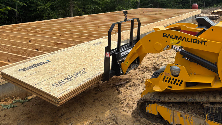 Baumalight Mini Track Loader | Model TRL630D | 24.8 HP Kubota | 2-Speed | 10.5 GPM