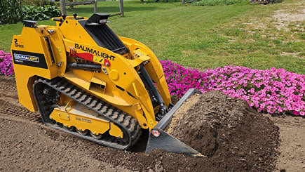 Baumalight Mini Track Loader | Model TRL630D | 24.8 HP Kubota | 2-Speed | 10.5 GPM