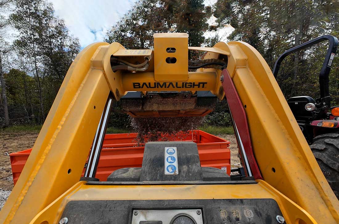 Baumalight Mini Track Loader | Model TRL630D | 24.8 HP Kubota | 2-Speed | 10.5 GPM