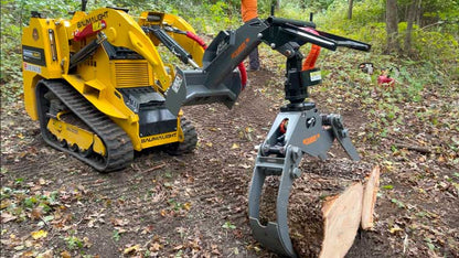 Baumalight Mini Track Loader | Model TRL630D | 24.8 HP Kubota | 2-Speed | 10.5 GPM