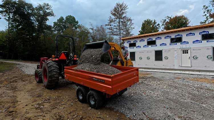 Baumalight Mini Track Loader | Model TRL630D | 24.8 HP Kubota | 2-Speed | 10.5 GPM