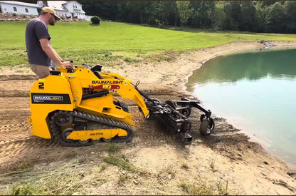 Baumalight Mini Track Loader | Model TRL630D | 24.8 HP Kubota | 2-Speed | 10.5 GPM