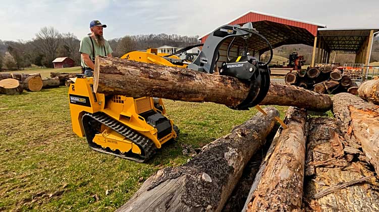 Baumalight Mini Track Loader | Model TRL630D | 24.8 HP Kubota | 2-Speed | 10.5 GPM