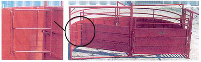 Global Equipment Palco Crowding Tub | Model 8' | Width 96" | Cattle Operations | Sorting & Holding