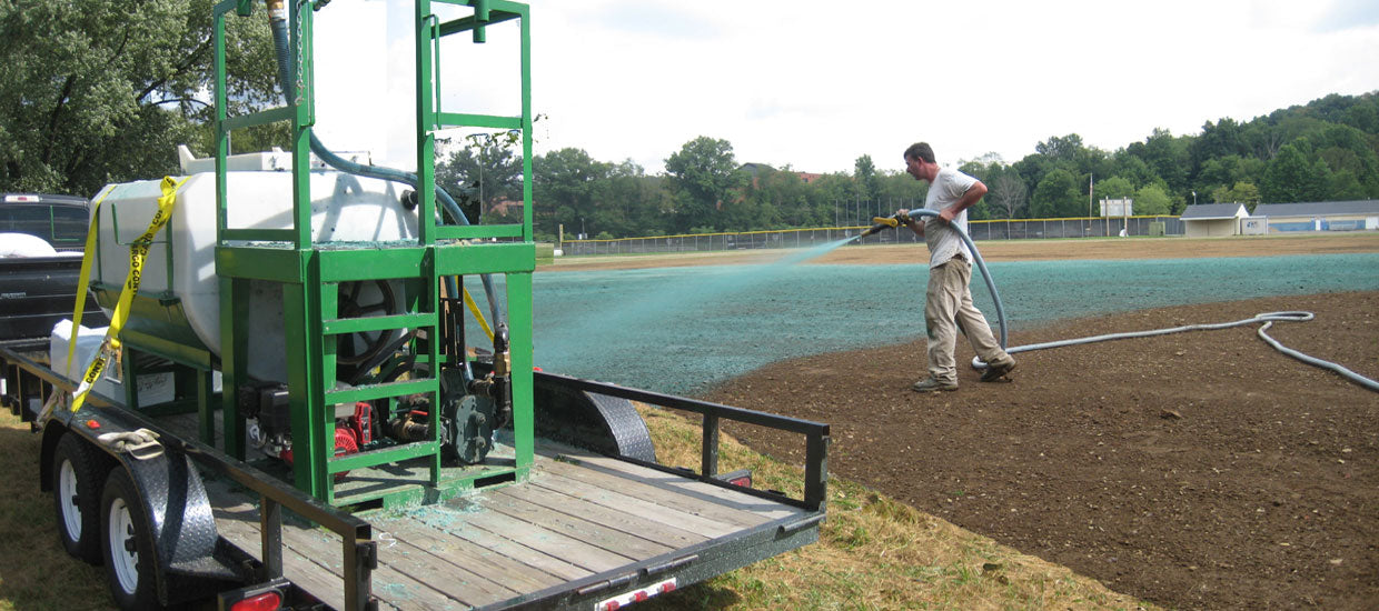 Turbo Turf HM-500-T R Hydro Seeding System | HM-500-T E | HM-500-TR-P | HM-500-TE-P |500 Gallon Hydro Seeder