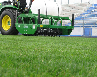 TurfTime Advantage Aerator | Model AA-6000 | Overall Width 60" | Capacity 65 Gallons | Horsepower 25-40 HP | For Tractors