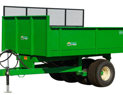 TurfTime Dump Trailer | Model  DT-12 | 108"L x 78"W | 12,000lb GVW | 4.5yd Capacity Heavy Duty | For Tractor