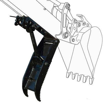 Sundown Universal Adjustable Thumb | Model UAT Series | Fits Buckets 17" To 42" | 43 To 281 lbs | 8 To 20 GPM | 5 To 15 Tons | For Skid Steer, Backhoes & Mini-Excavators