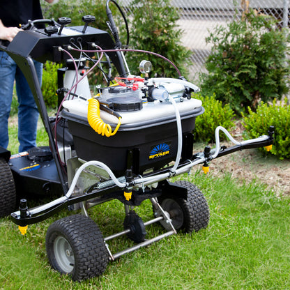 Spyker Drop-In Boom Sprayer | Model SPYDSB-9G | 62" Boom | 80" Spray Width | 9-Gallon Tank | Up to 30,000 Sq Ft Coverage | For Spyker S100 & Lesco Ride-On Spreaders
