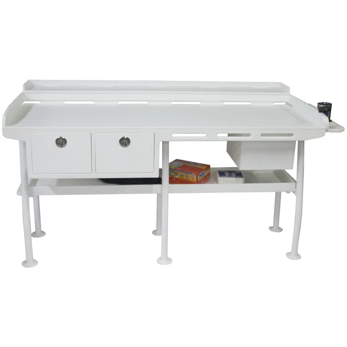 RIO MARINE CUSTOMS ULTIMATE DOCK FILLET TABLE WITH SINK AND DRAWERS