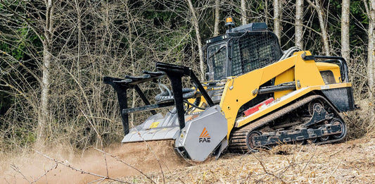 FAE | UML/SSL VT & SONIC Forestry Mulcher | Models 150 & 175 | Width 62" & 71.6" | Shreds Up to 7.9 Inches | Hydraulic Flow 115 & 200 GPM | For Skid Steers