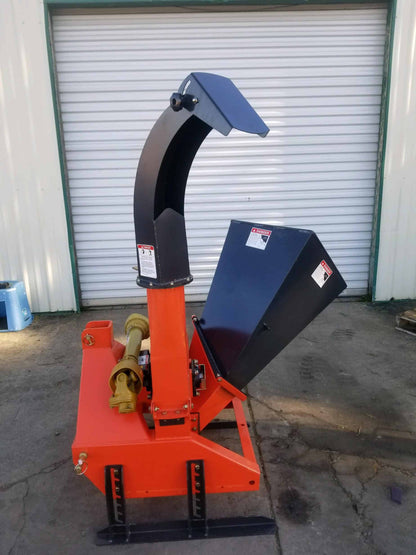 Farmer Helper FH-BX42 Self Feeding Wood Chipper | 4"x10" Feed Capacity | 15-45HP for Tractor