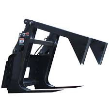 PALADIN PALLET FORKS WITH FFC 42" LOG GRAPPLE FOR SKID STEER