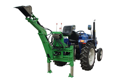 Farmer Helper FH-BH5-6 -7 Self Contained Standard Backhoe| 5'-7' Digging Depth | 18-30+ HP for Tractor