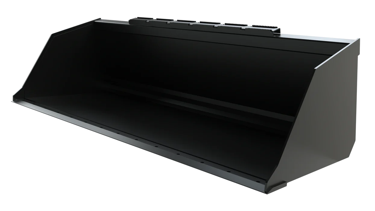 Top Dog Attachments Utility Bucket |  Width 66"-102"| Built Of: Heavy-Duty GR50 Steel | For Skid Steer