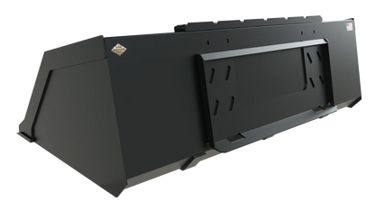 Top Dog Attachments Utility Bucket |  Width 66"-102"| Built Of: Heavy-Duty GR50 Steel | For Skid Steer