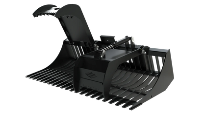 Top Dog Attachments 72" Utility Grapple | Lightweight & Durable | Oil Flow Range: 15-20 GPM | Width: 72” | For Skid Steers
