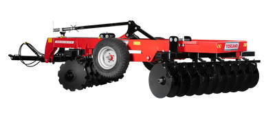TOSCANO | Offset Disc Harrow | Model 18 Disc to 36 Disc | Work Width 6.56 to 12.47 Feet | HorsePower 60-160 HP | For Tractor