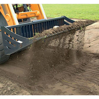 Virnig V50 Skeleton Rock Bucket | SRV Series | Widths 60" To 84" | 15+ GPM | For Skid Steers