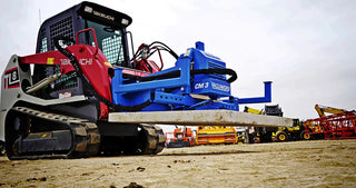 Vacuworx Compact Modular Vacuum Lifting System | Model CM 3 | Width 23" | Lift Capacity 6,600 lb | 10 GPM | For Skid Steer & Track Loader