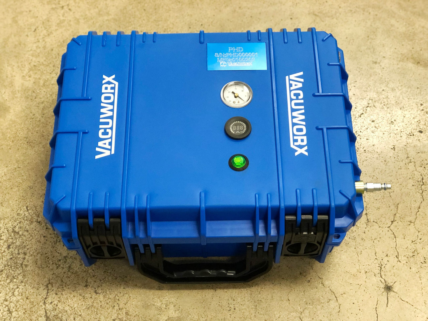 Vacuworx Portable Vacuum Lifting System | Model PHD | Width 19" | 2,500 lb Capacity | 8 To 30+ GPM | 1.5 To 3 Ton | For Skid Steers, Excavators & Cranes
