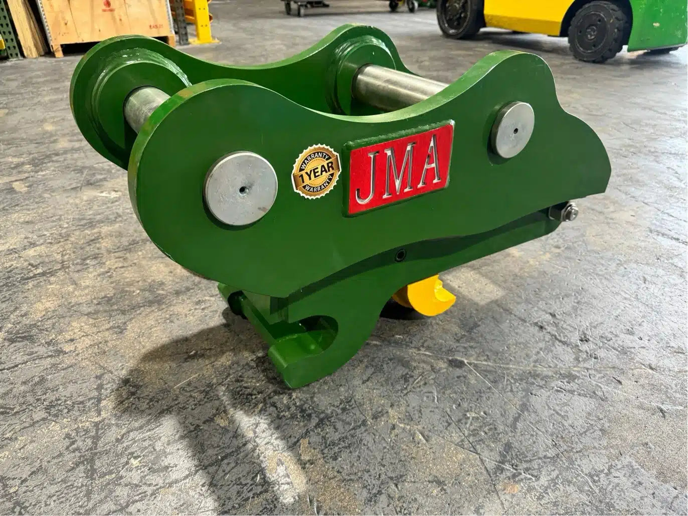 JMA Attachments Variable Dual Lock Hydraulic Quick Coupler | Pin Size 80mm | For 16 – 25 Tons Excavators