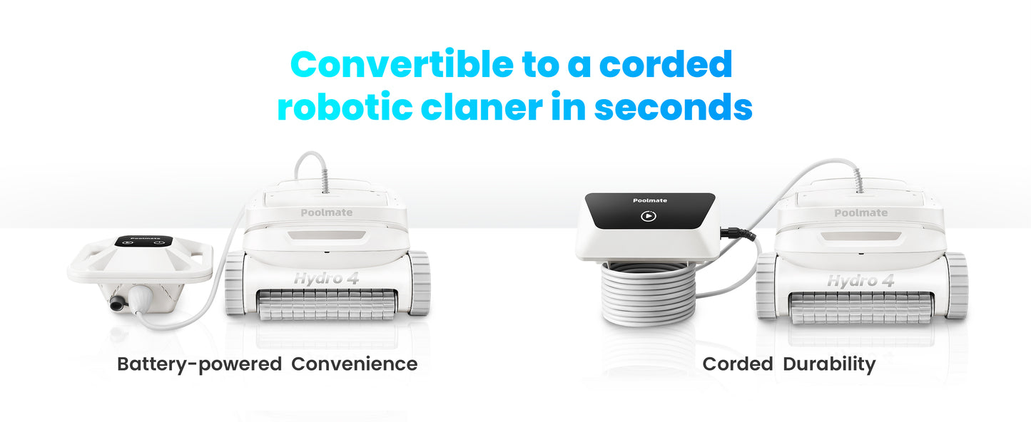 Chasing Cleaner Hydro 4 Corded Robotic Pool Cleaner | Pool Size 1,614 Sq.ft | Flow Rate 320 L/min