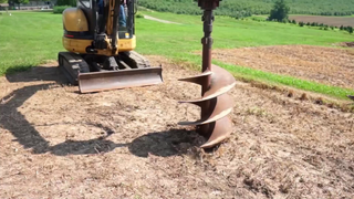 Lowe | Auger Bit | 4' TSQ Tree Bit Series | Standard & Carbide | Sizes 18" To 48" | 2-9/16" Round & 2" Hex | 48" Length | 2" HEX Drive | For Professional Tree Planting & Landscaping