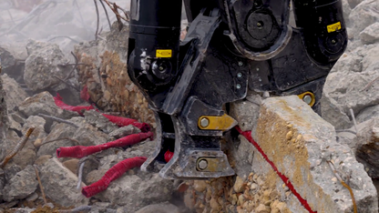 MB Crusher | Demolition Pulverizer | Model MB-P160 | Jaw Width 8.9" Inches | 15-20 RPM | Machine Size 1.5-3 Tons & 4-6 Ton | For Excavators & Backhoe Loader