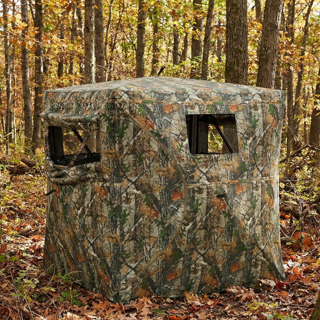 Millennium Treestands Antler Shak 30/30 Ground Blind | Model GB-030-30 | Size 58" x 58" x 70" | 3-Person Hunting Blind