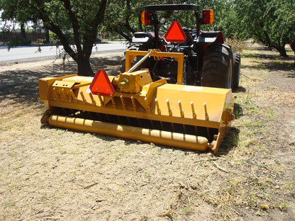 Vrisimo S-300 Series Brush Flail Shredder With Heavy Duty Wheel Kit | 4'-7' Cutting Width | 40-60HP For Tractor