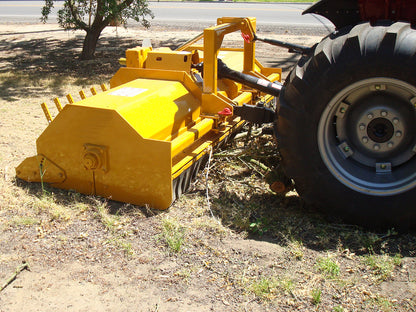 Vrisimo S-300 Series Brush Flail Shredder With Heavy Duty Wheel Kit | 4'-7' Cutting Width | 40-60HP For Tractor